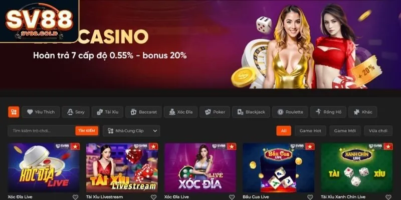 Lý do nên lựa chọn sảnh Live Casino